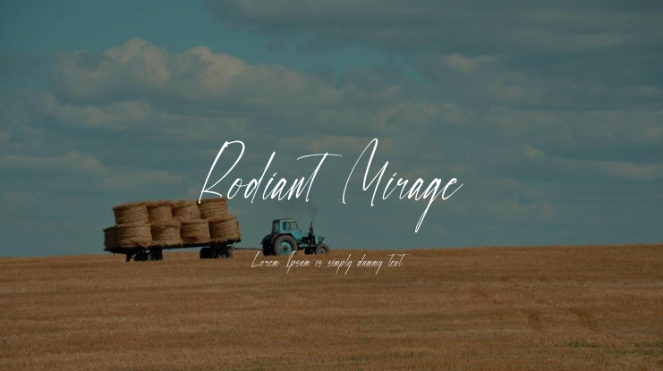 Rodiant Mirage Font