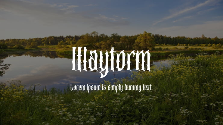 Maytorm Font