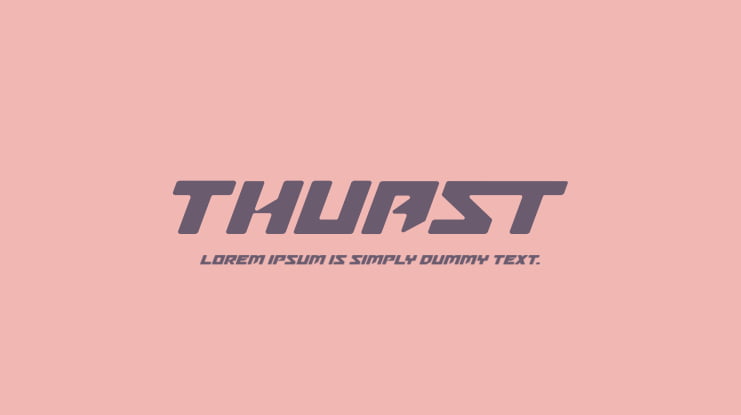 Thuast Font
