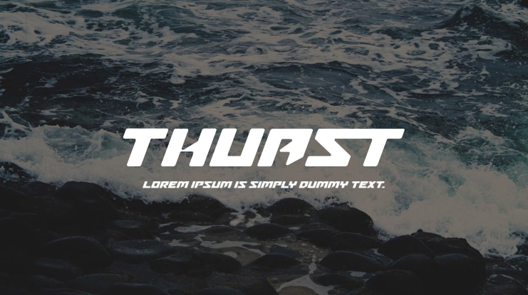 Thuast Font