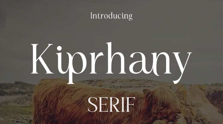 Kiprhany Font