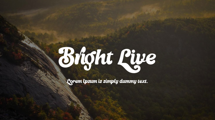 Bright Live Font