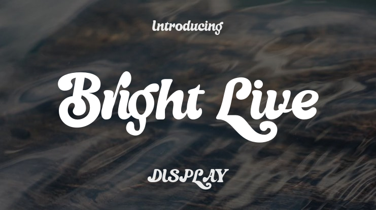 Bright Live Font