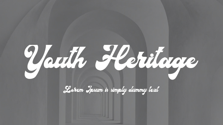 Youth Heritage Font