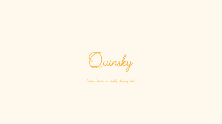 Quinsky Font