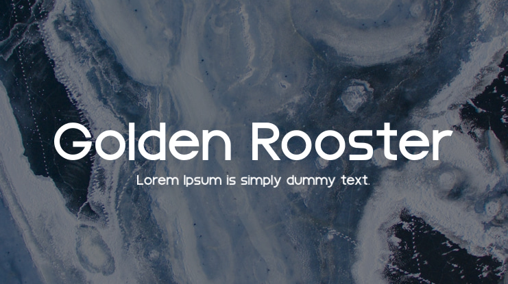 Golden Rooster Font