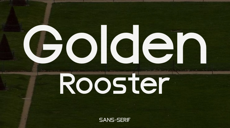 Golden Rooster Font