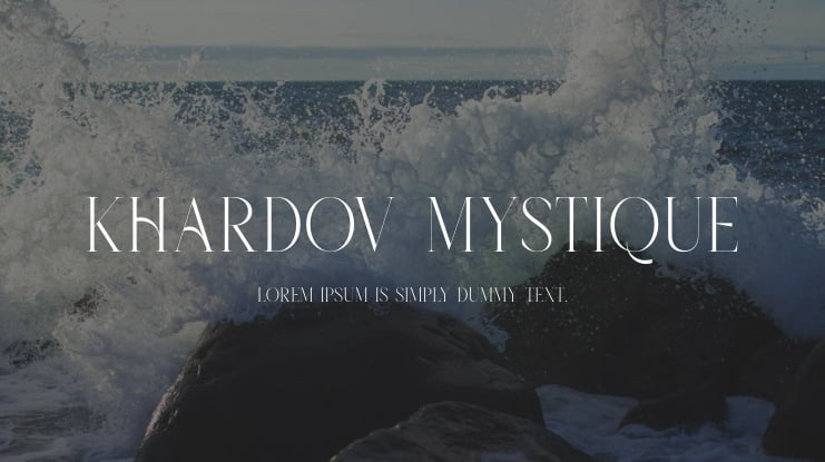 Khardov Mystique Font