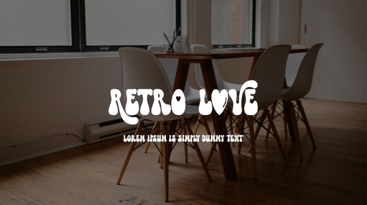 Retro Love Font