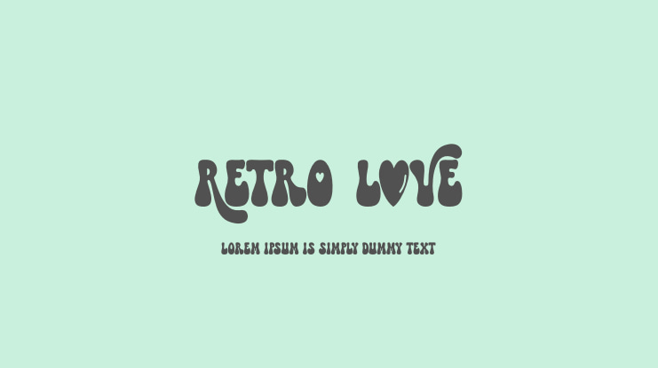 Retro Love Font