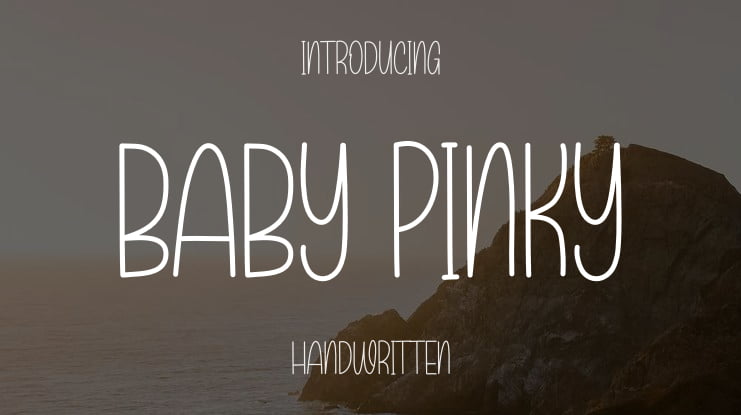 Baby Pinky Font
