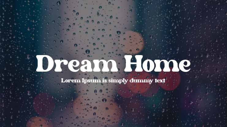 Dream Home Font
