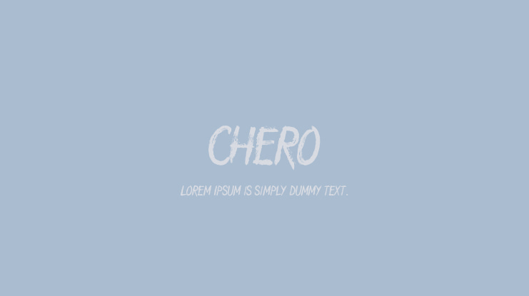 Chero Font