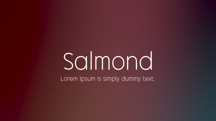 Salmond Font Family