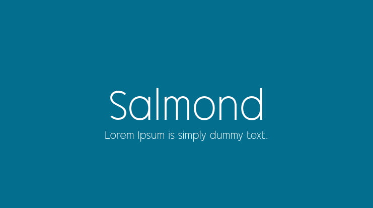 Salmond Font Family