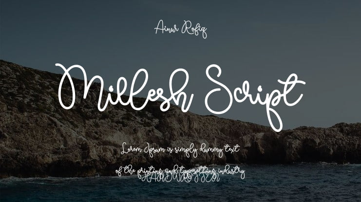 Millesh Script Font