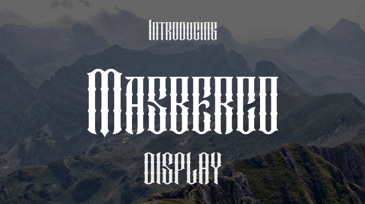 Masberco Font