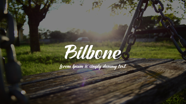 Bilbone Font