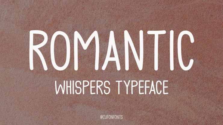 Romantic Whispers Font