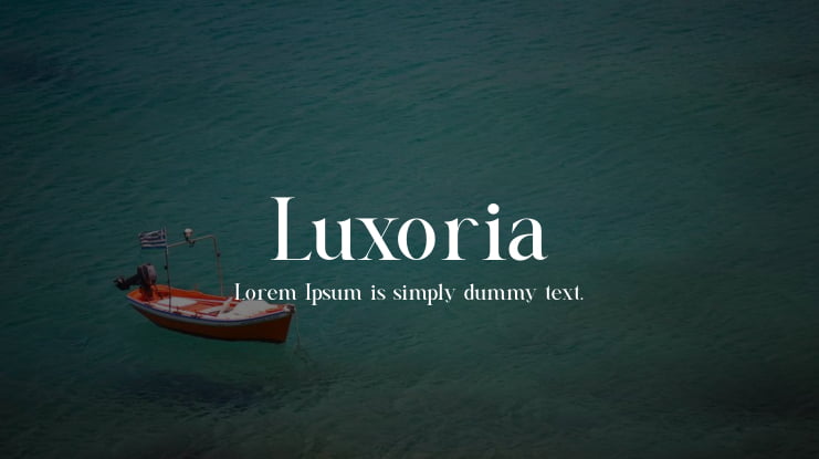 Luxoria Font