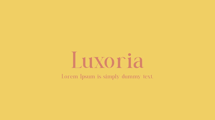 Luxoria Font