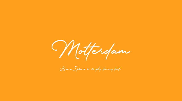 Motterdam Font
