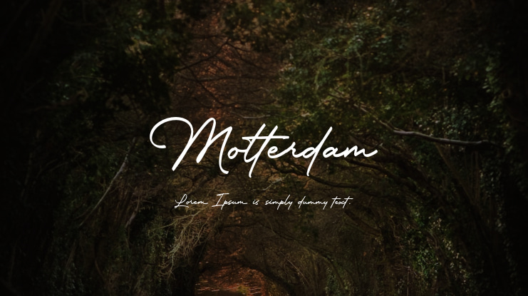 Motterdam Font
