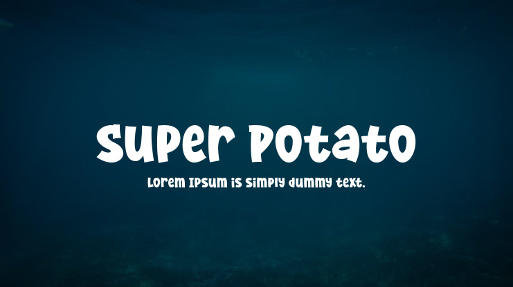 Super Potato Font