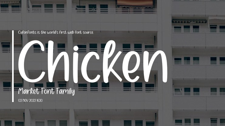 Chicken Market Font