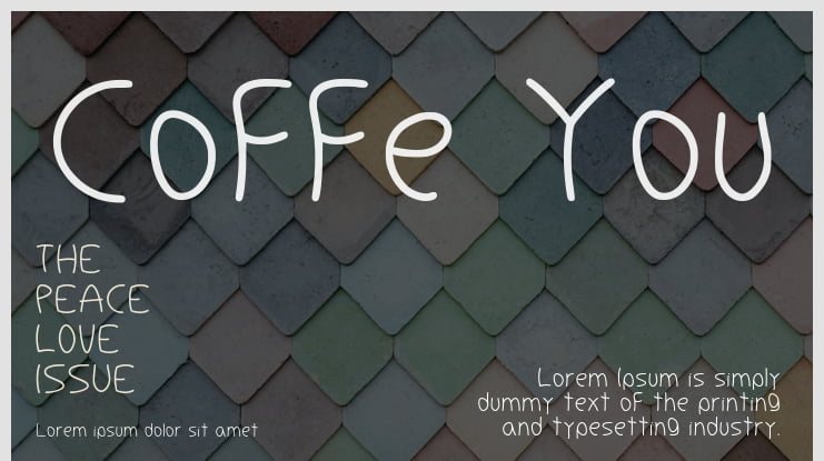 Coffe You Font