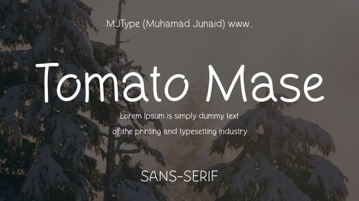 Tomato Mase Font