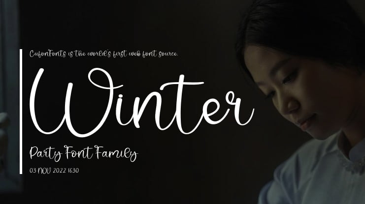 Winter Party Font