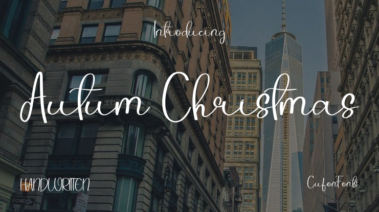 Autum Christmas Font