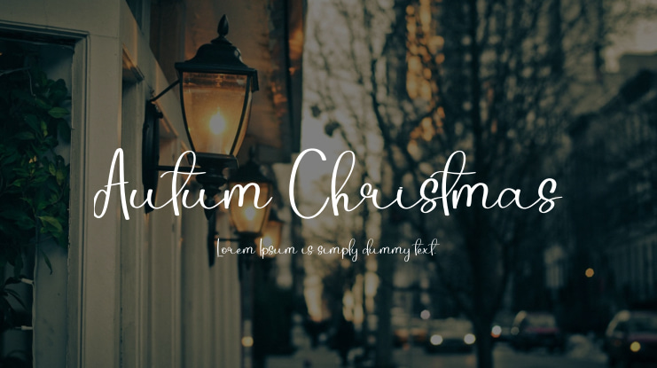 Autum Christmas Font