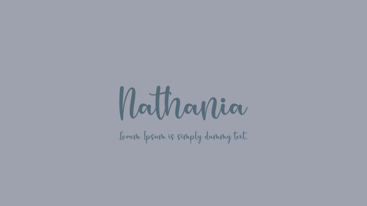 Nathania Font