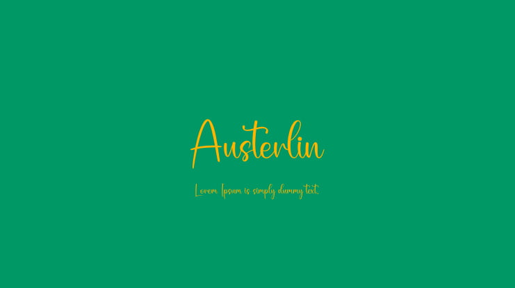 Austerlin Font