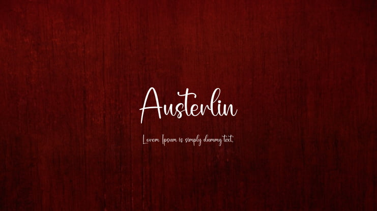 Austerlin Font