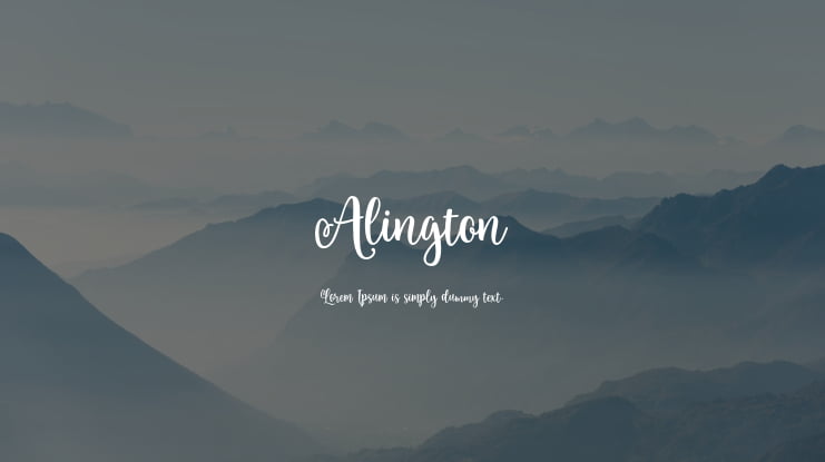 Alington Font