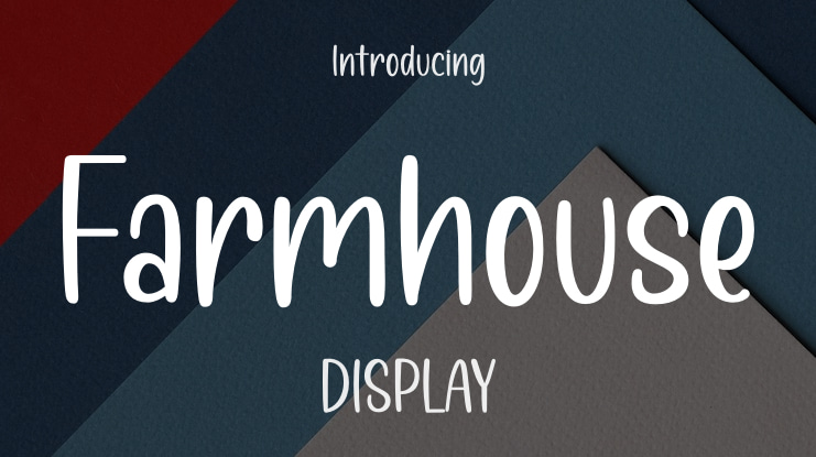 Farmhouse Font Family