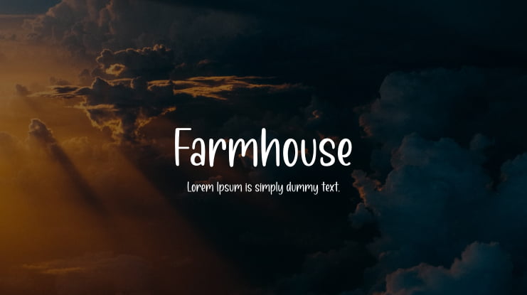 Farmhouse Font Family