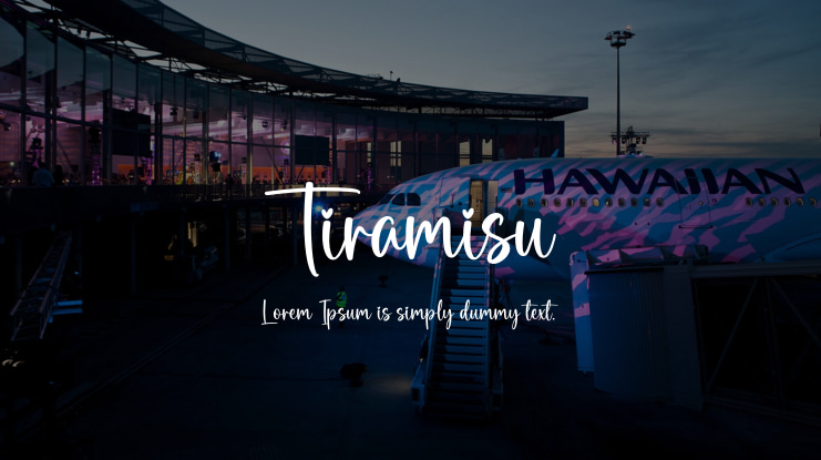 Tiramisu Font