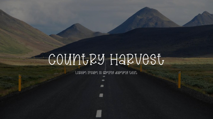 Country Harvest Font