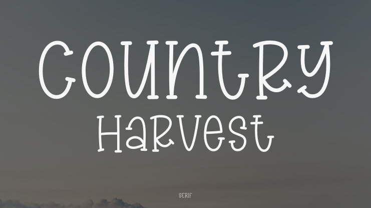 Country Harvest Font
