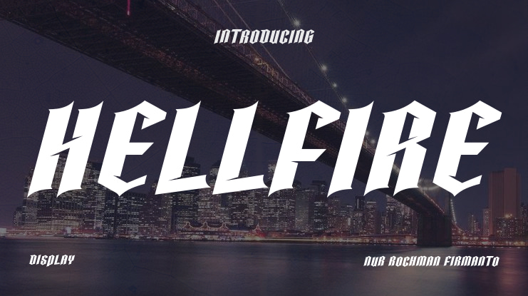 HELLFIRE Font