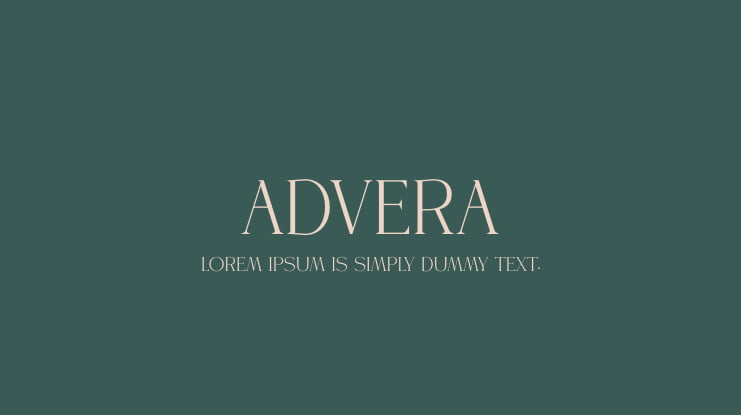 Advera Font