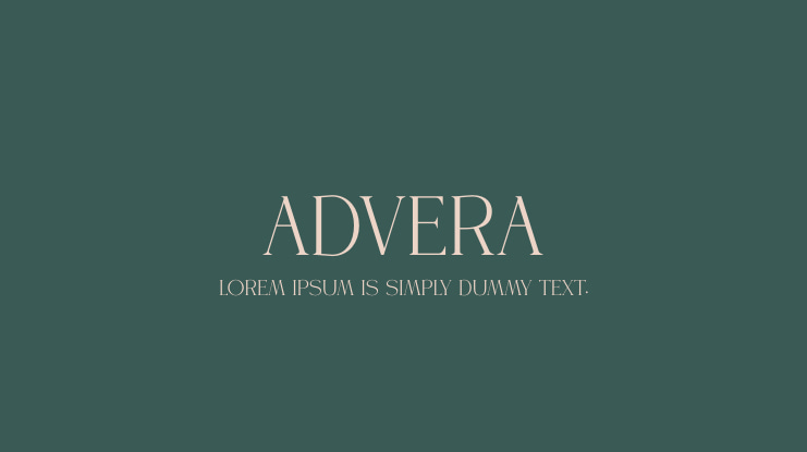 Advera Font