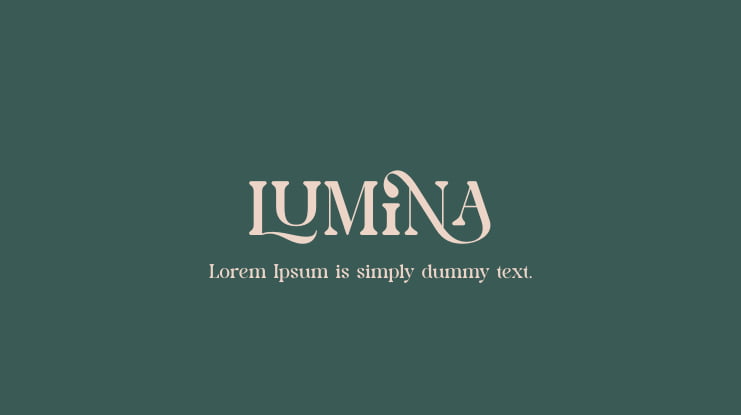 LUMINA Font