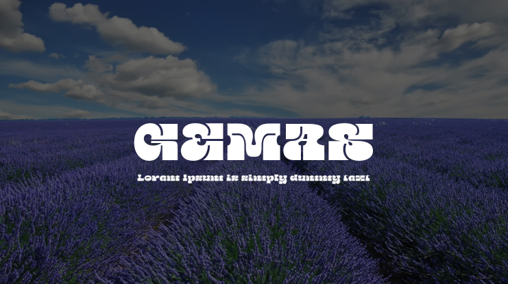GEMAS Font