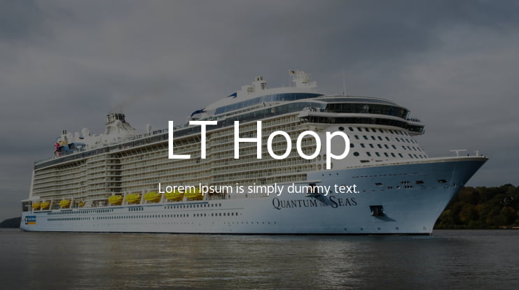 LT Hoop Font Family