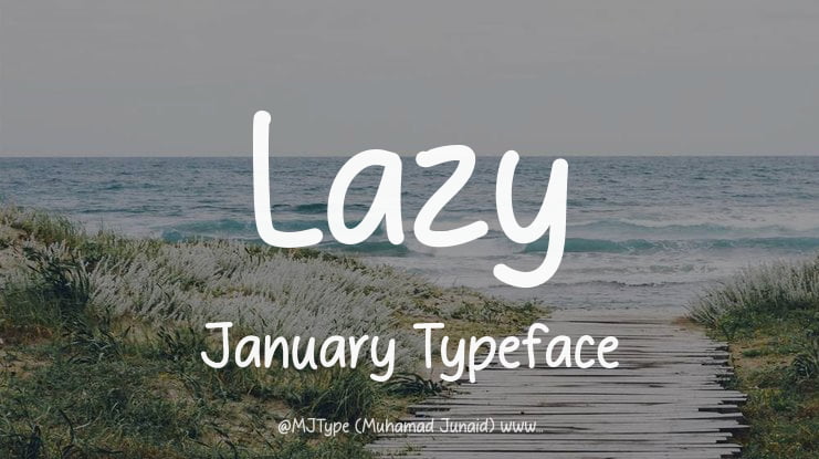 Lazy January Font